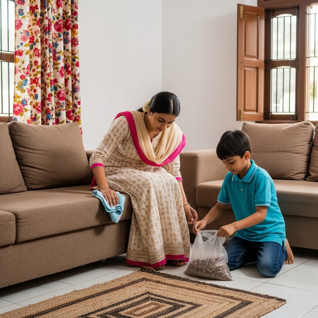 How to clean house after pest control.