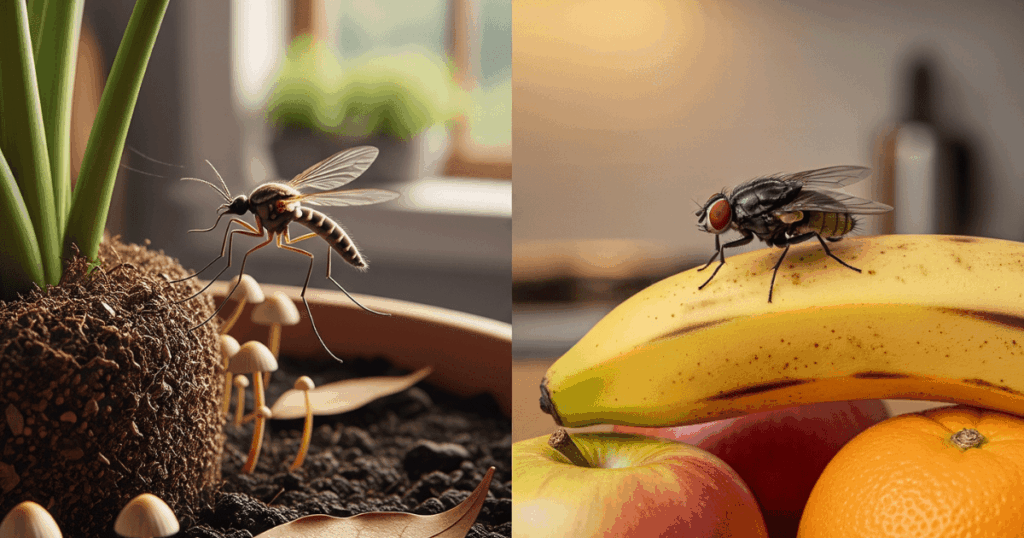 Gnats vs Fruit Flies Thrive